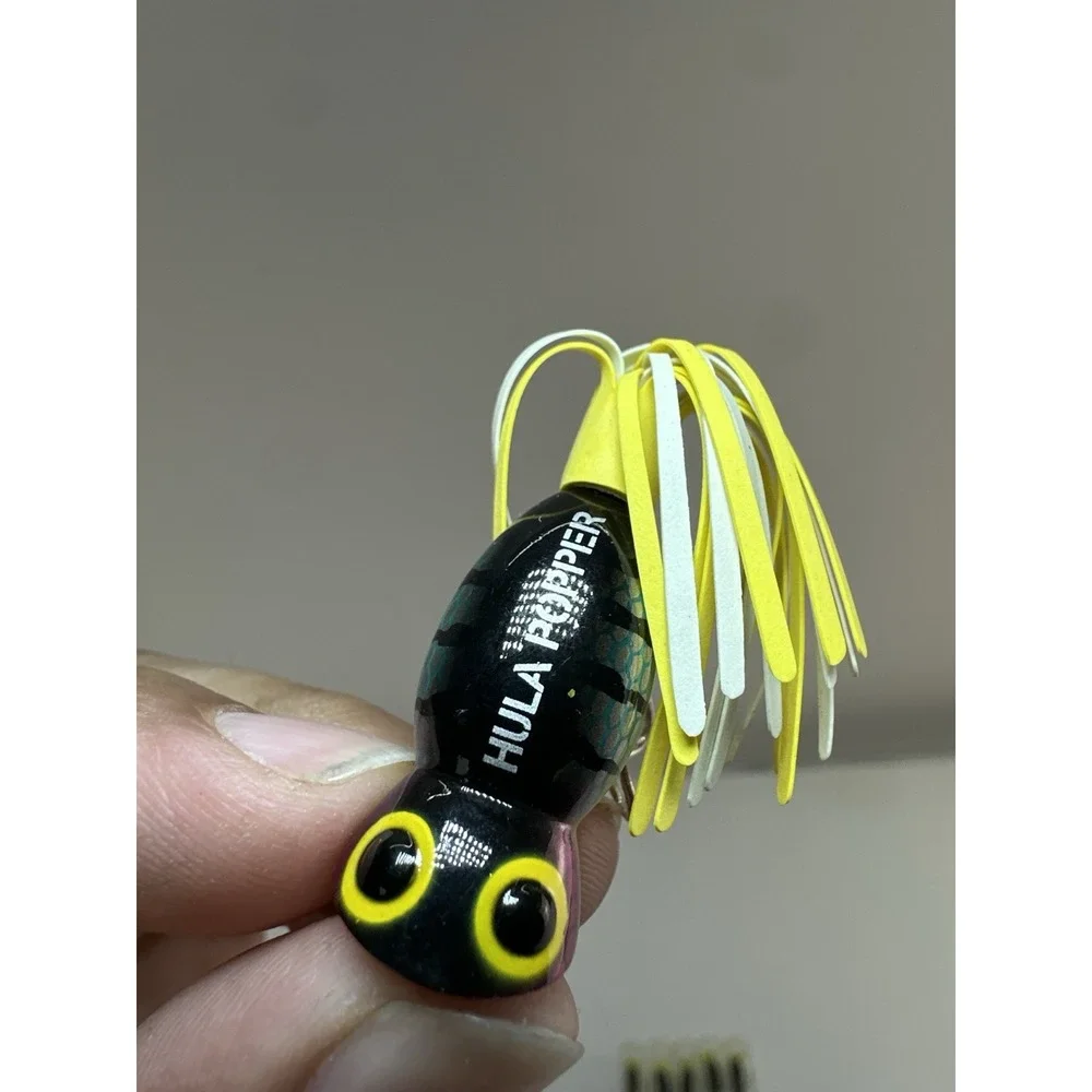 Mixed Fishing Lure Lot Hula Popper Spinner Spoon Jig Set Bass Trout 8 pcs